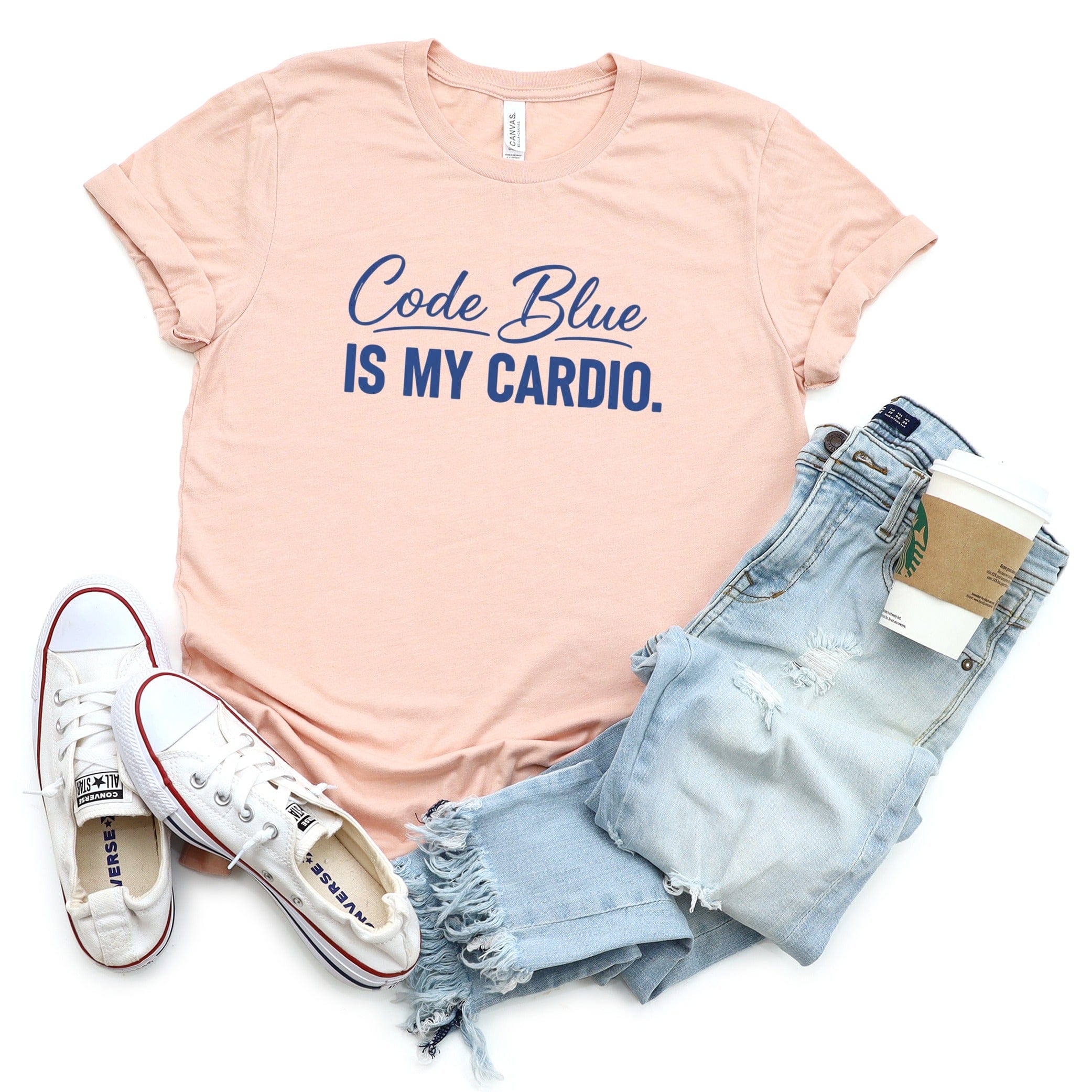 Code Blue Is My Cardio Statement T-shirt