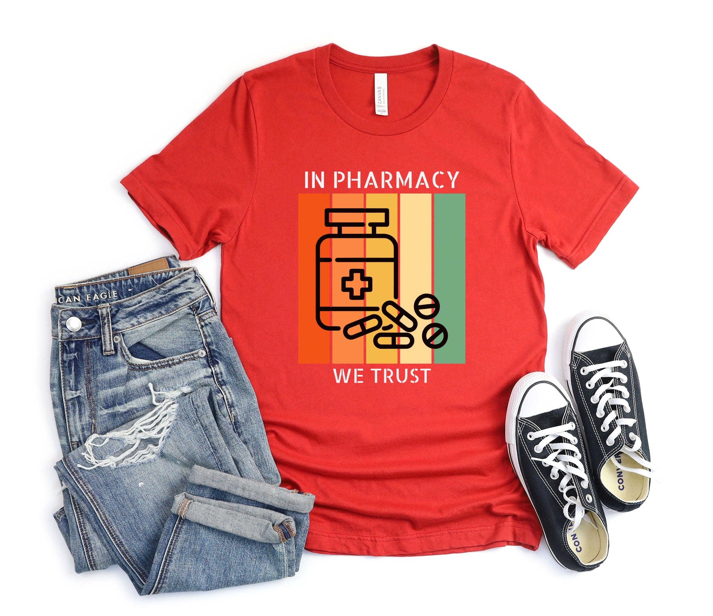 In Pharmacy We Trust Graphic T-Shirt product type