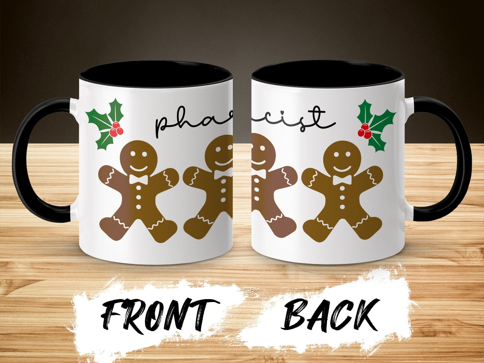 Holiday Gingerbread Pharmacist Themed Mug
