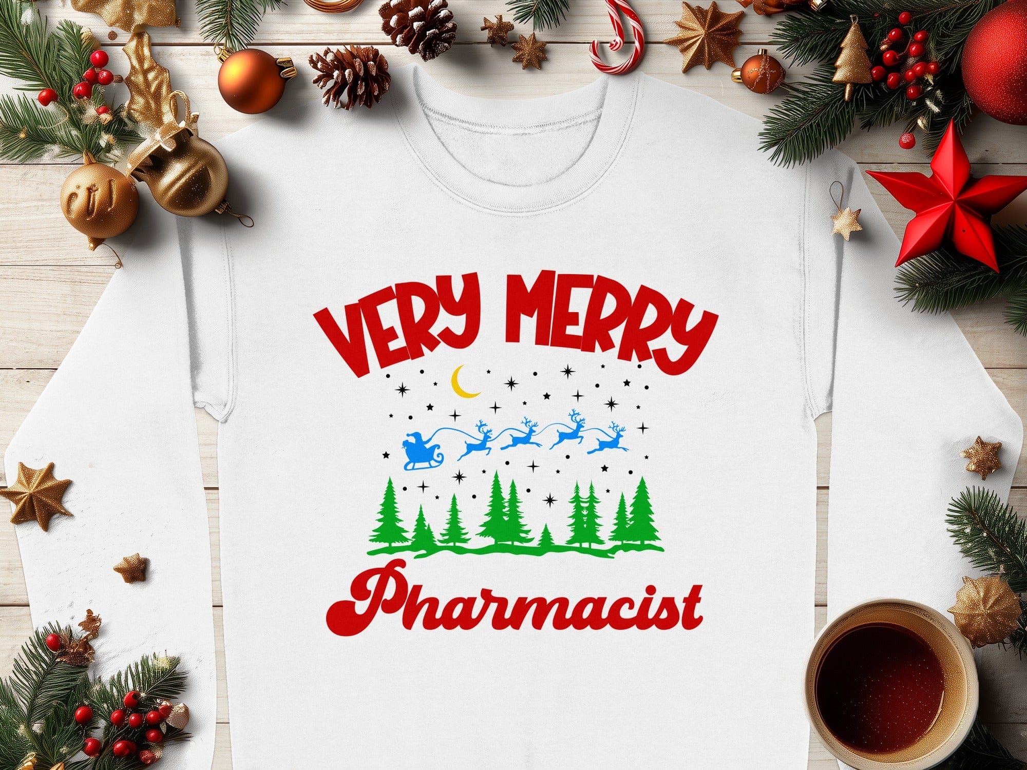 Very Merry Pharmacist Christmas long sleeve top
