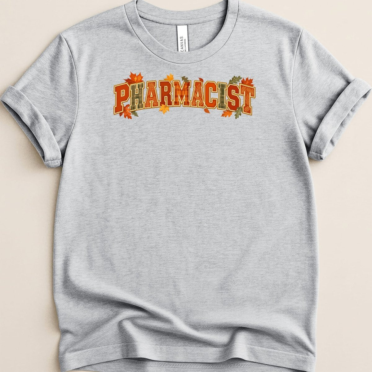 Fall Typography Pharmacist Tee - Adverse Reactions