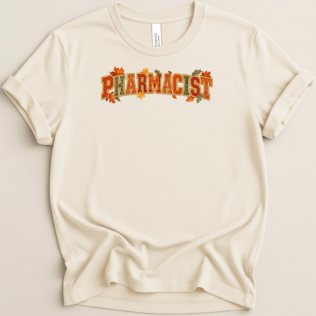 Fall Typography Pharmacist Tee - Adverse Reactions