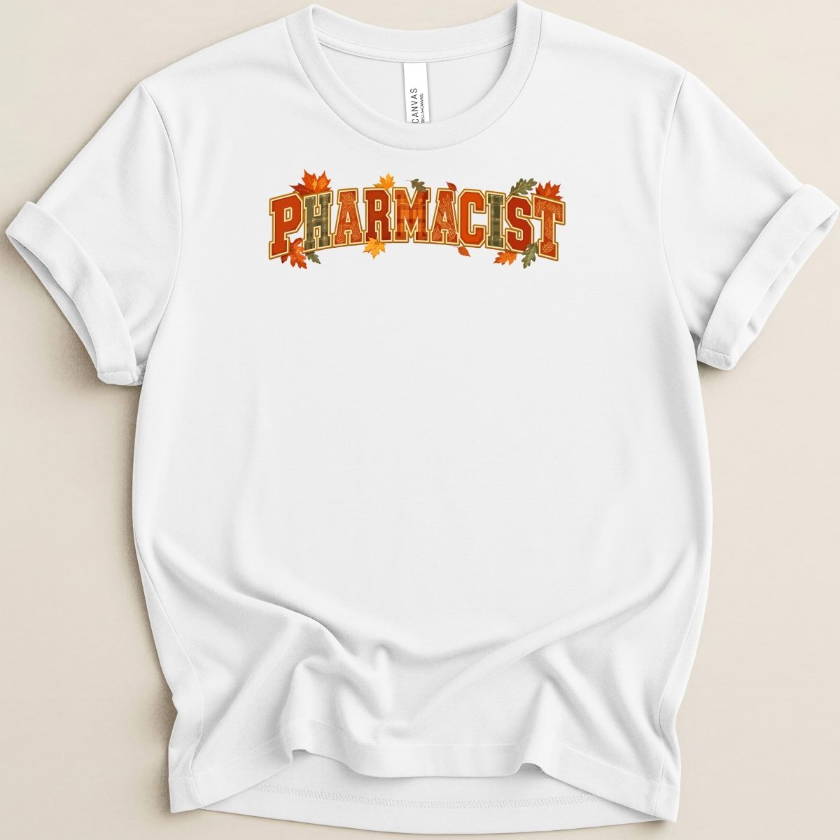 Fall Typography Pharmacist Tee - Adverse Reactions