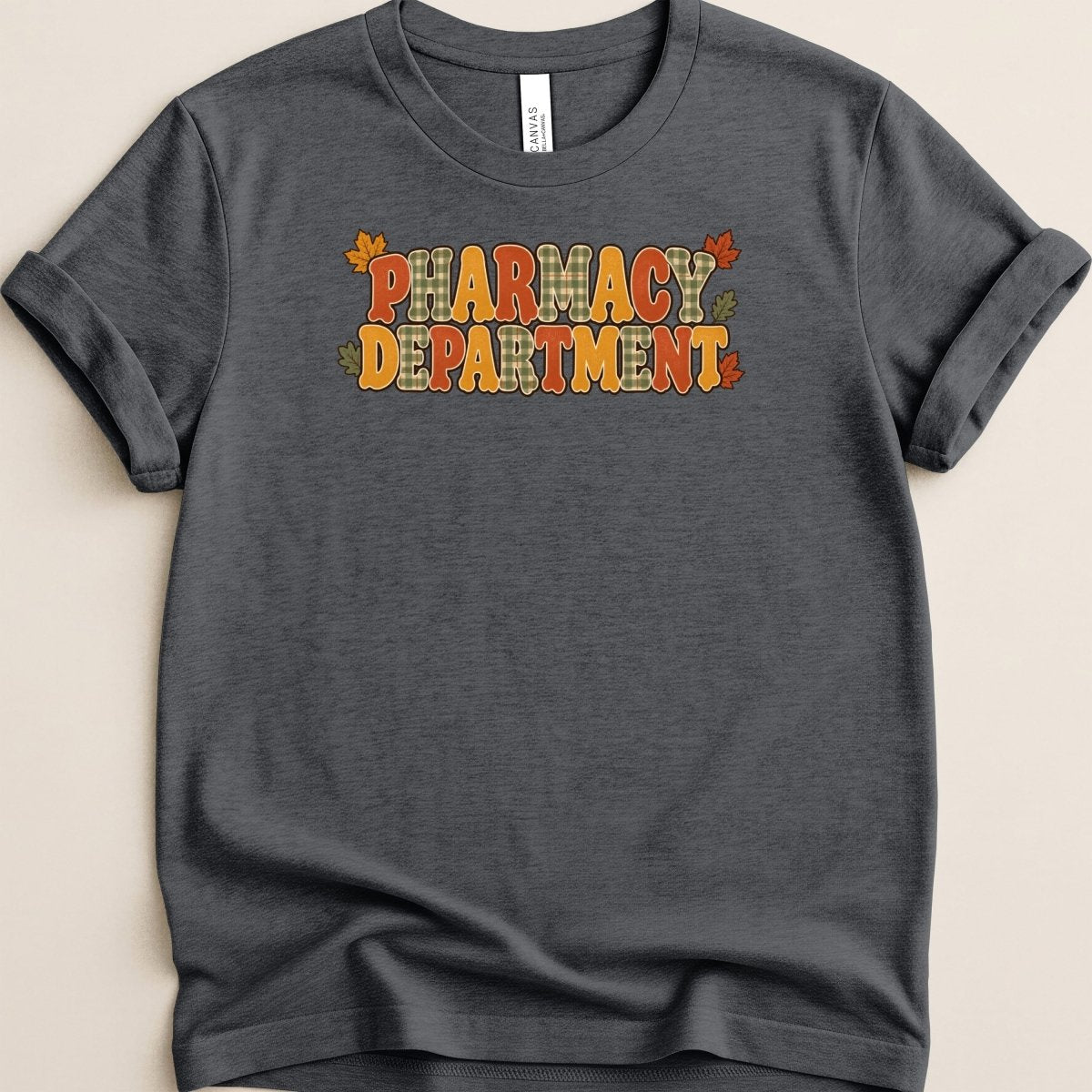 Fall Typography Pharmacy Department Tee - Adverse Reactions