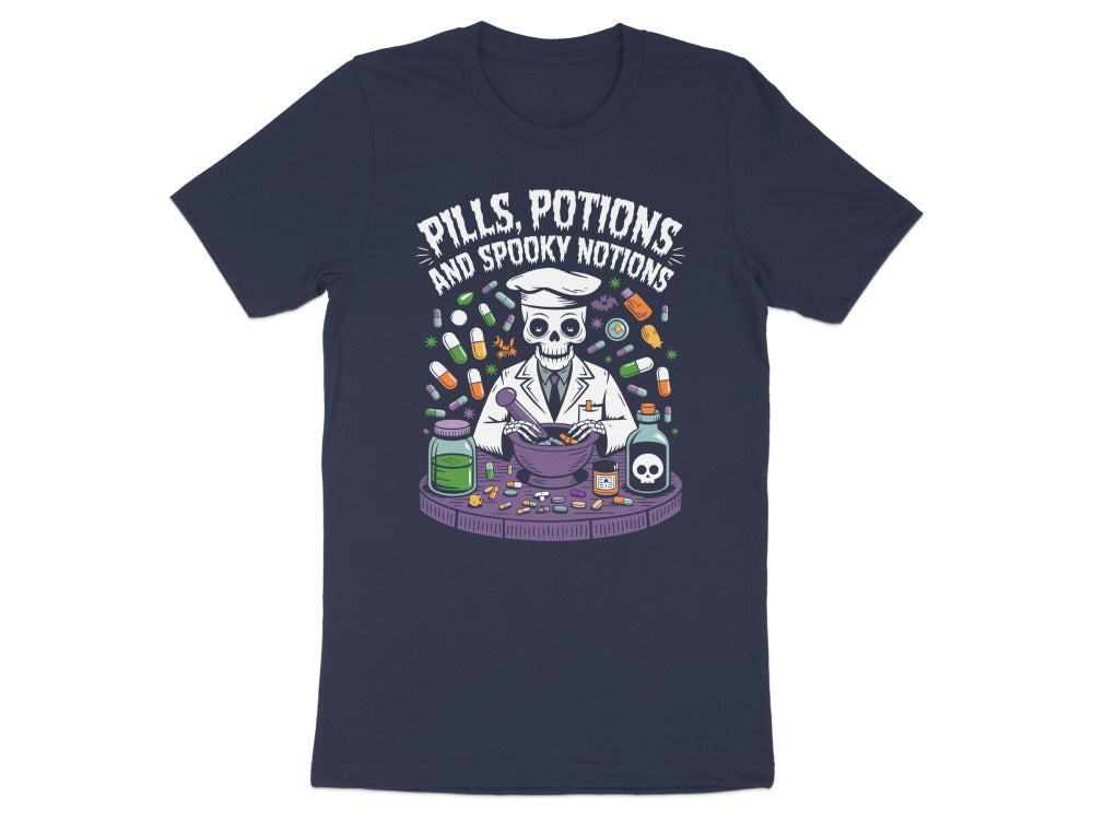 Pills Potions and Spooky Notions Tee