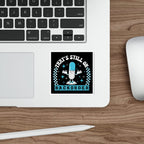 Sticker with pill icon and text "That's still on backorder".