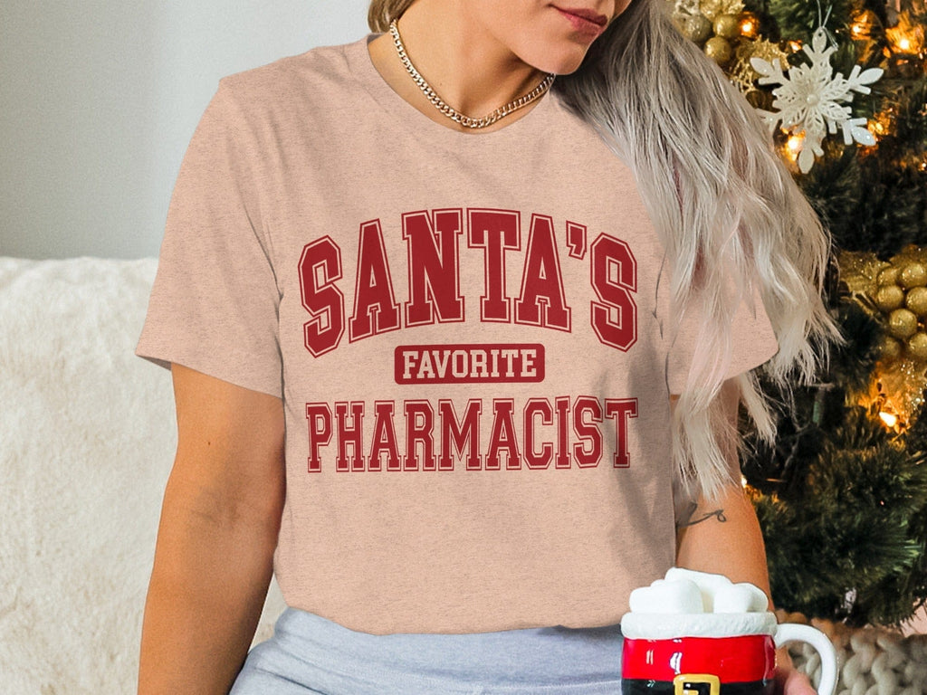 Santa's Favorite Pharmacist Christmas T-Shirt product