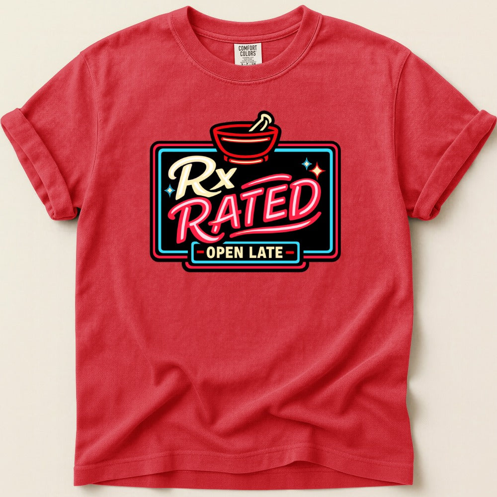 Rx Rated Open Late Tee