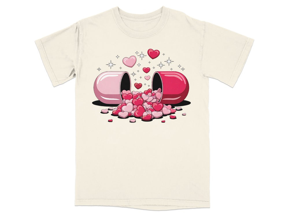 Love Dosage Capsule Heart Tee
