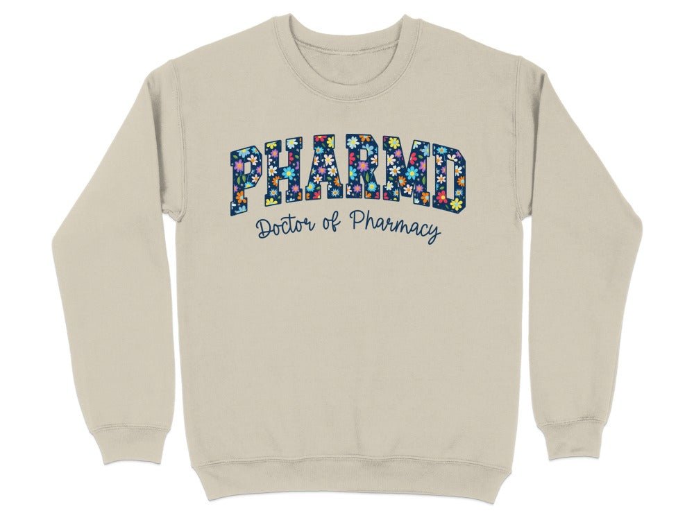 Floral PharmD Sweatshirt - Adverse Reactions