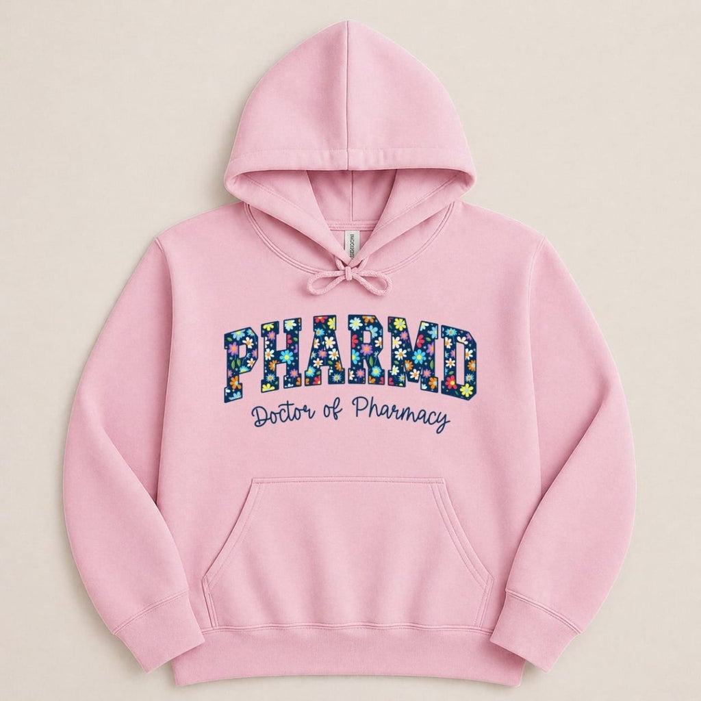 Floral PharmD v1 Sweatshirt & Hoodie - Adverse Reactions