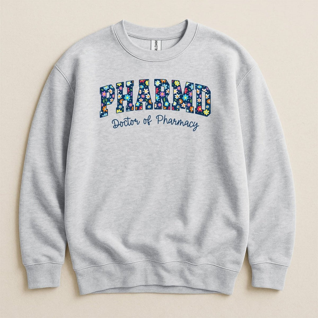 Floral PharmD v1 Sweatshirt & Hoodie - Adverse Reactions