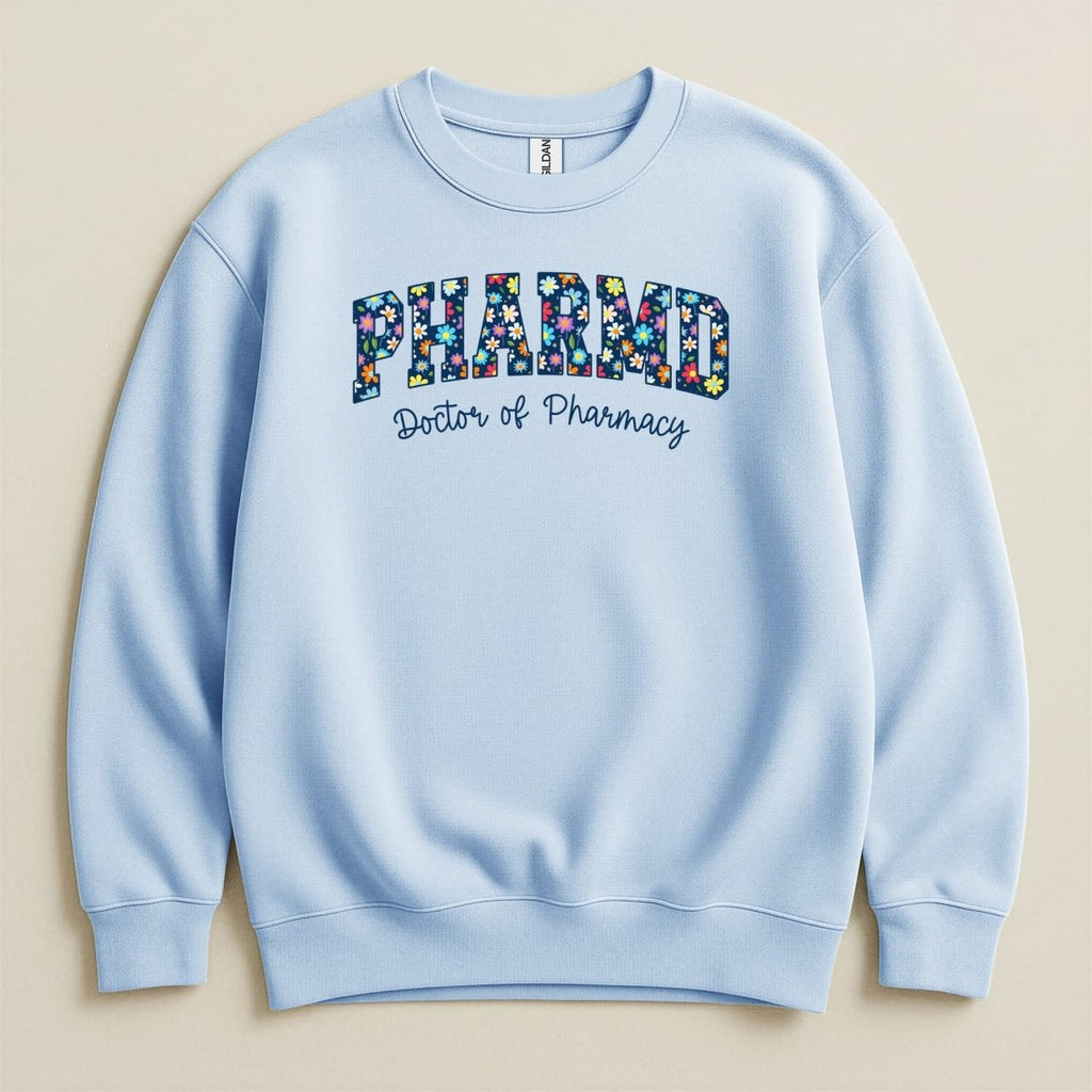 Floral PharmD v1 Sweatshirt & Hoodie - Adverse Reactions