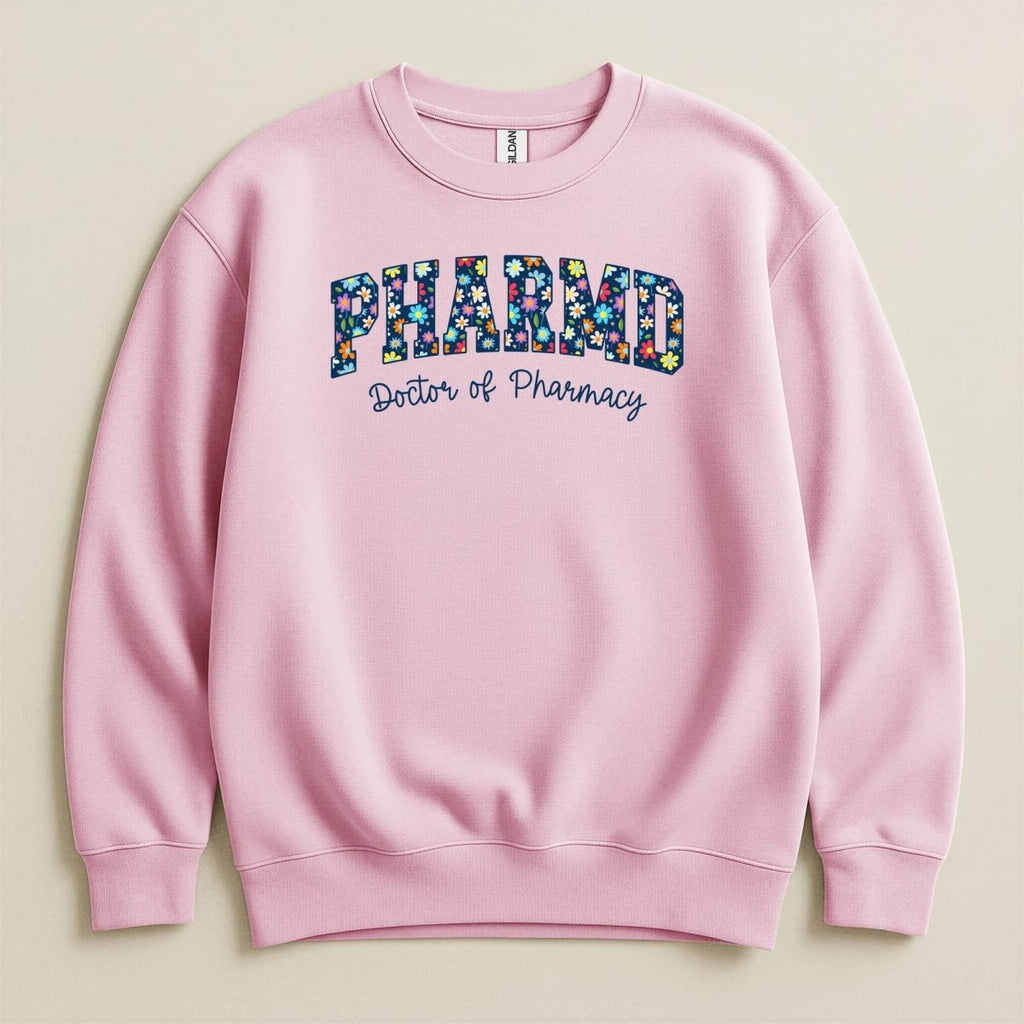 Floral PharmD v1 Sweatshirt & Hoodie - Adverse Reactions