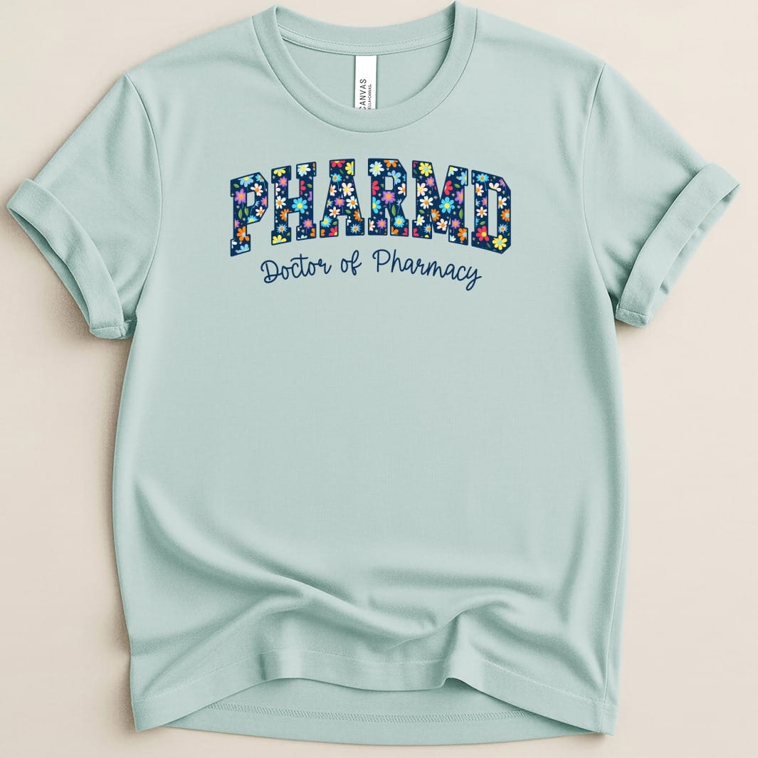 Floral PharmD v1 Tee - Adverse Reactions