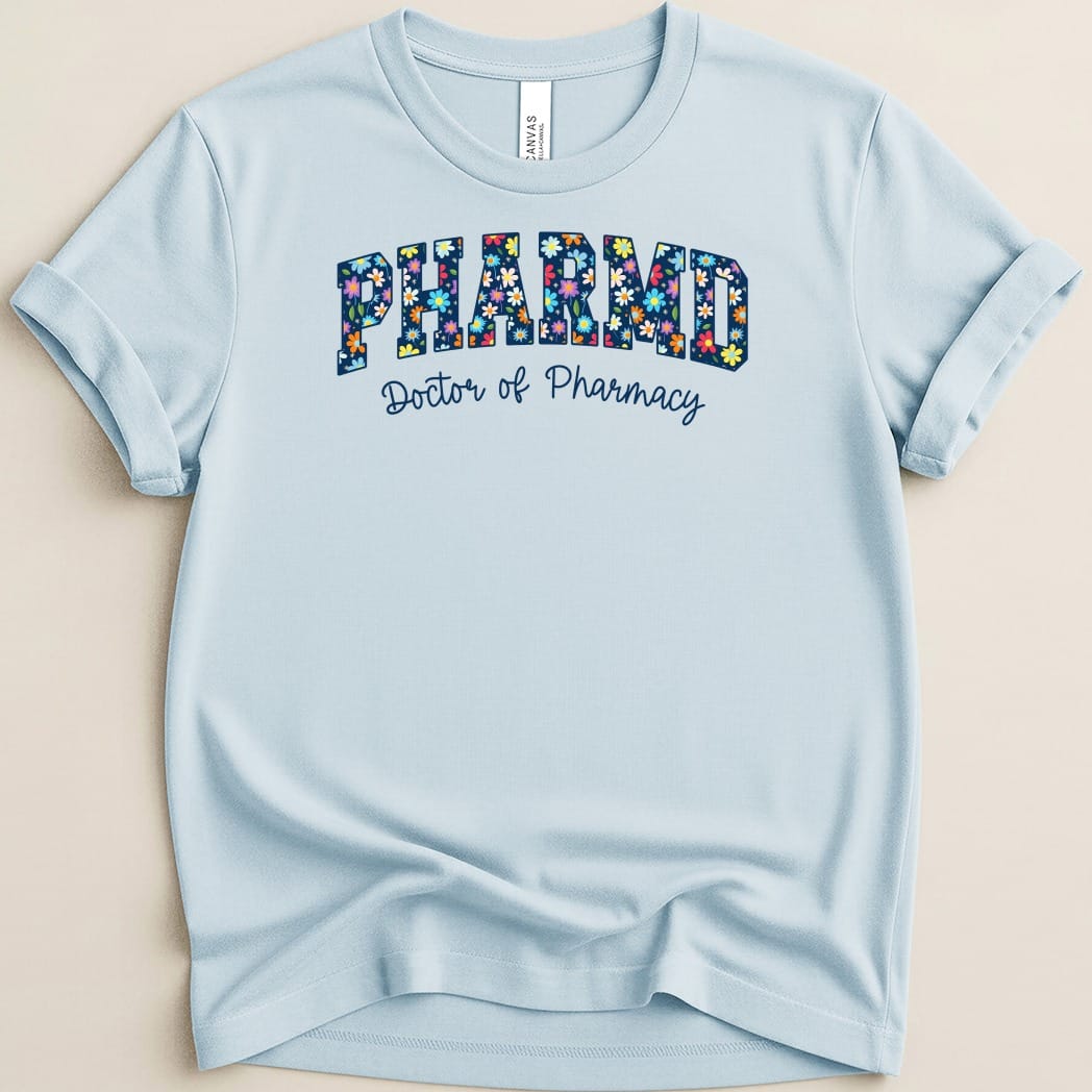 Floral PharmD v1 Tee - Adverse Reactions