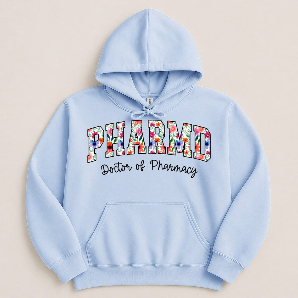 Floral PharmD v2 Sweatshirt & Hoodie - Adverse Reactions
