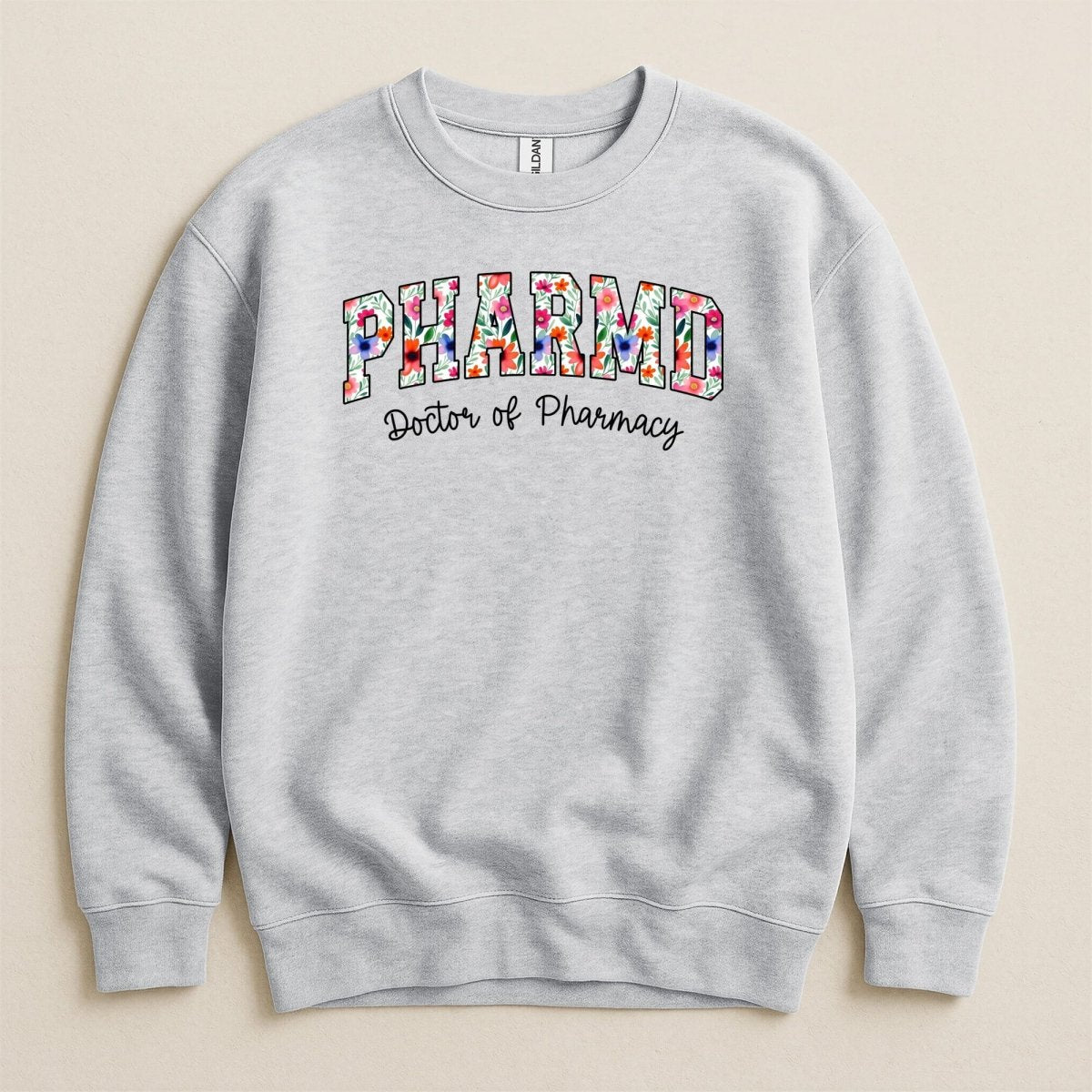 Floral PharmD v2 Sweatshirt & Hoodie - Adverse Reactions
