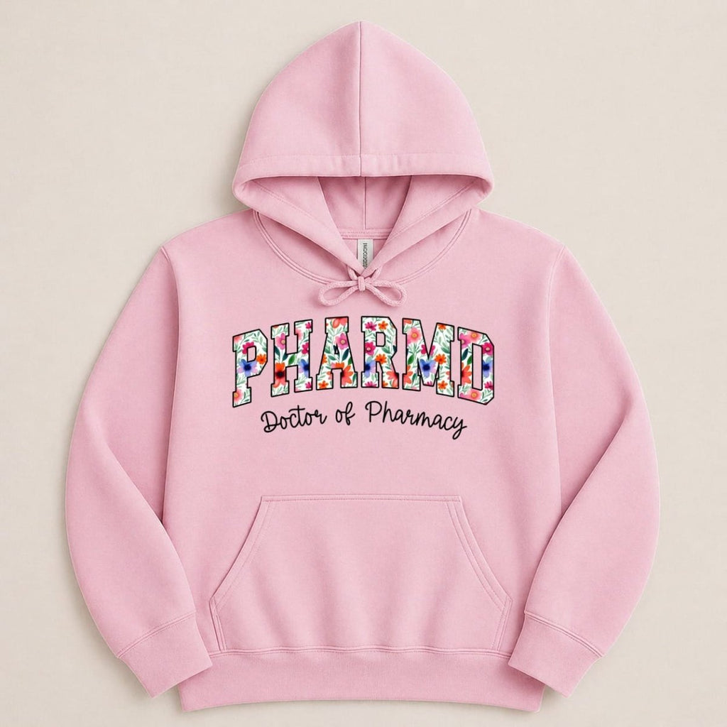 Floral PharmD v2 Sweatshirt & Hoodie - Adverse Reactions