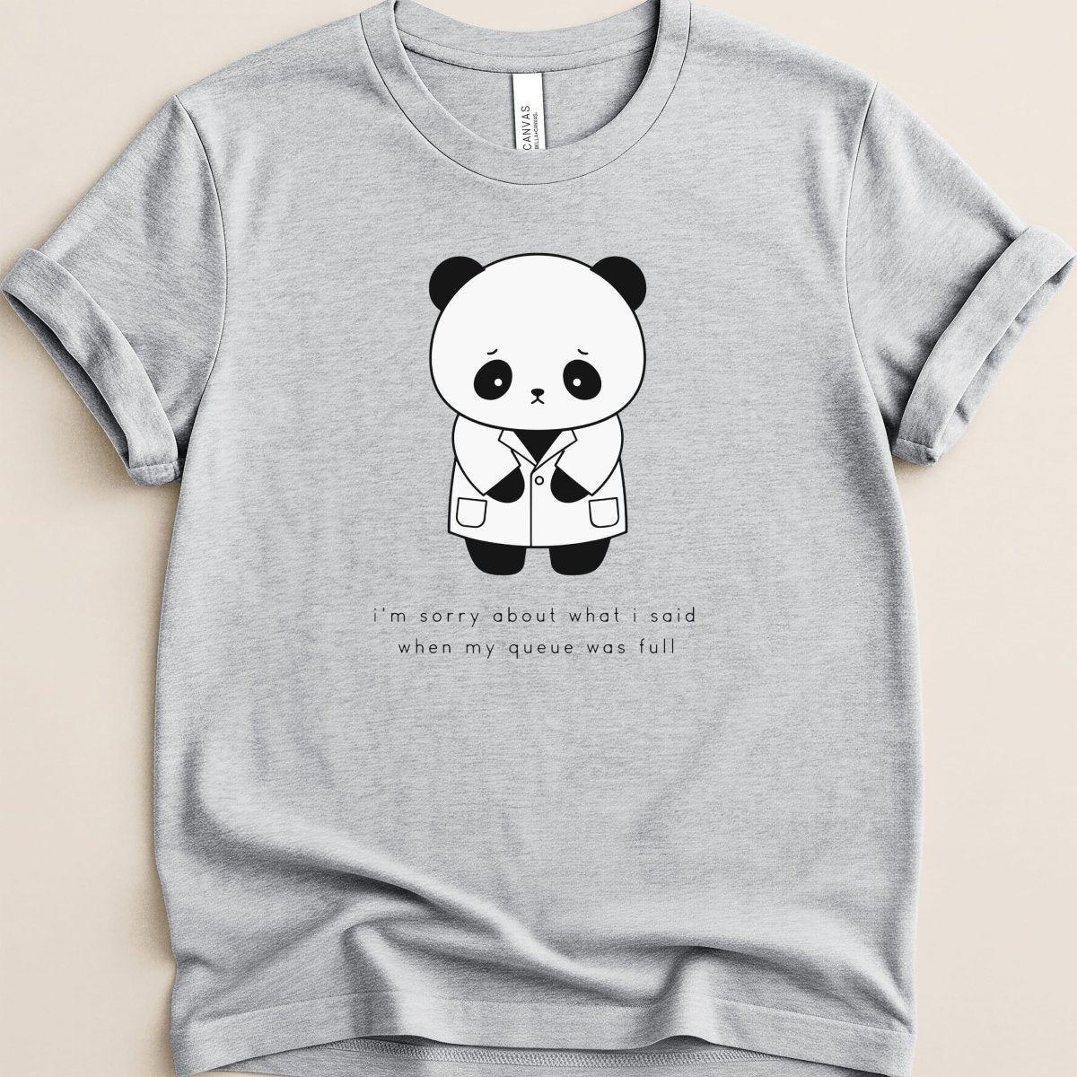 Full Queue Panda Tee - Adverse Reactions
