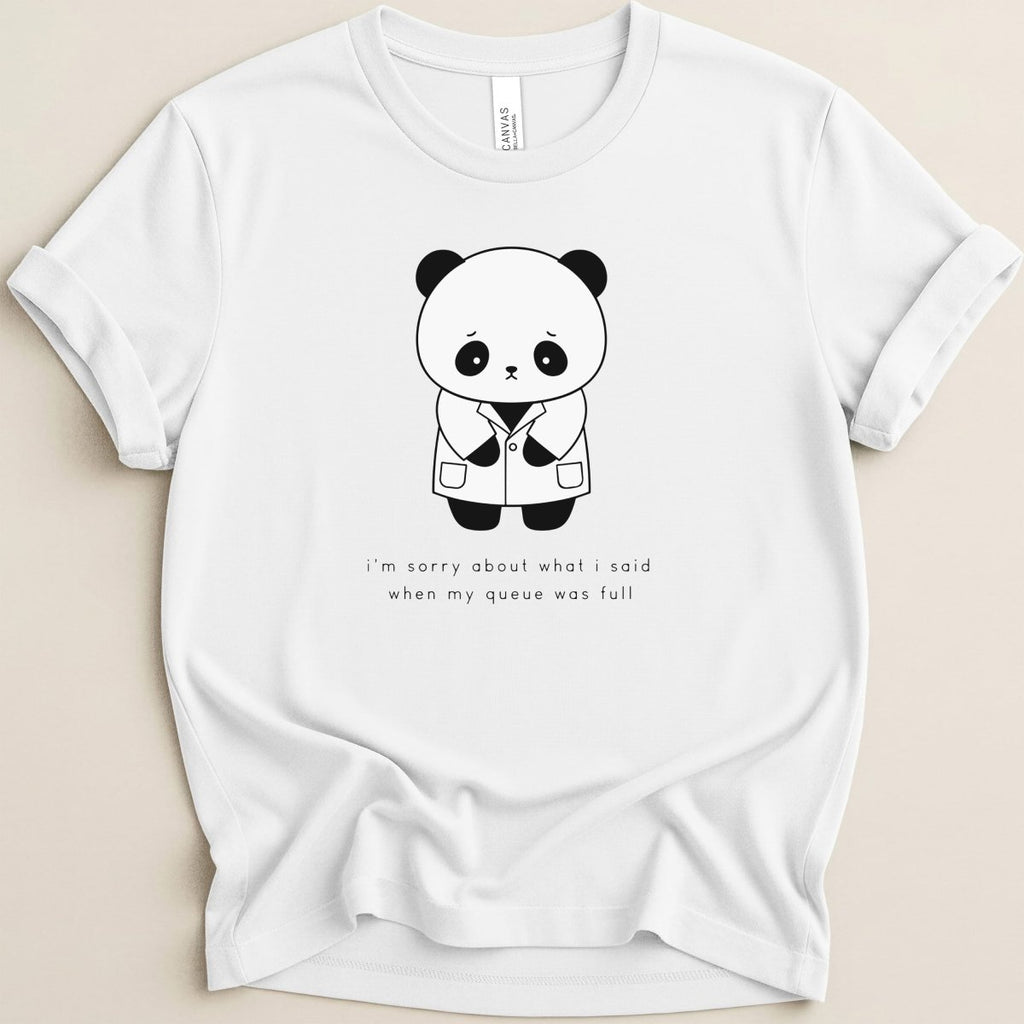 Full Queue Panda Tee - Adverse Reactions
