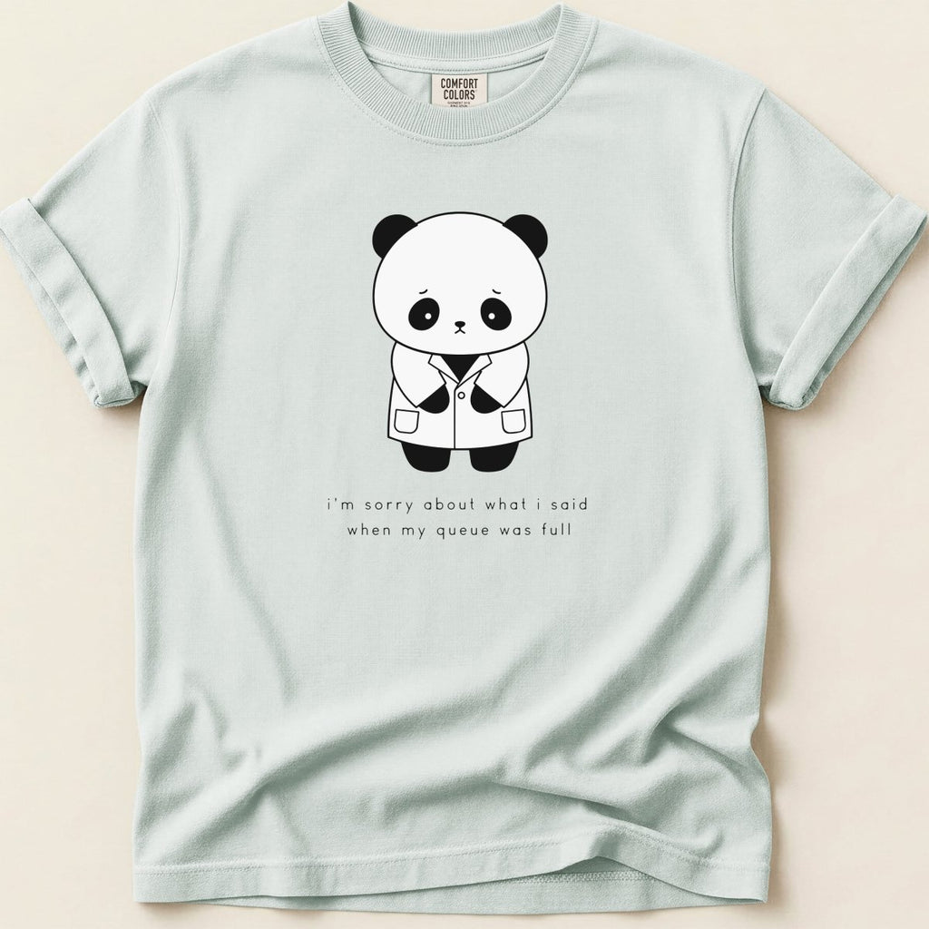 Full Queue Panda Tee - Adverse Reactions
