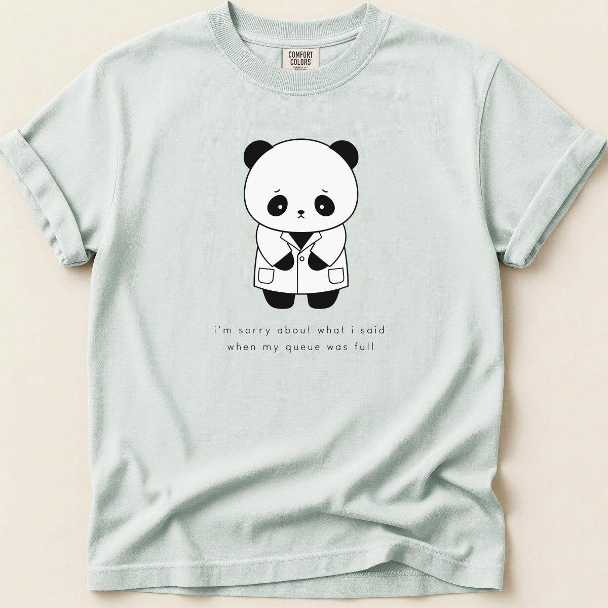Full Queue Panda Tee - Adverse Reactions