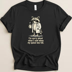 Full Queue Racoon Tee - Adverse Reactions