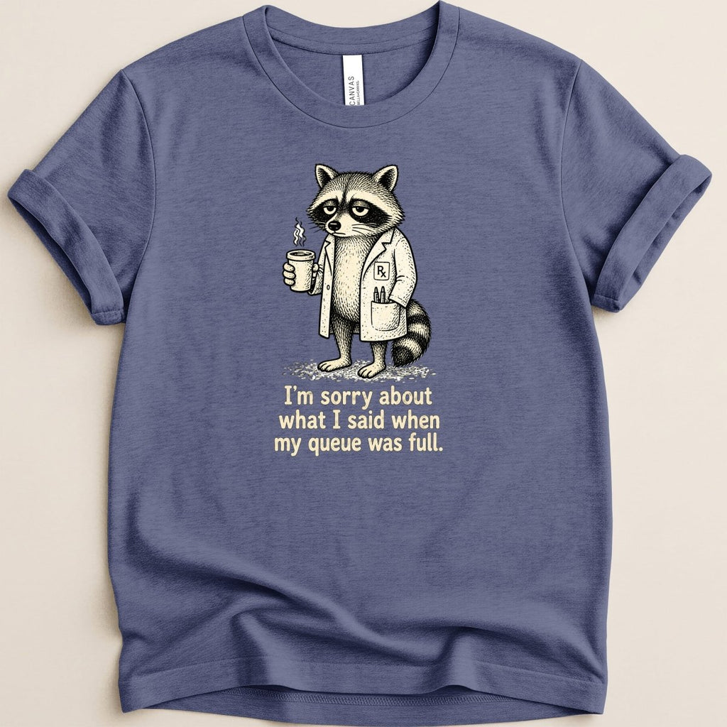 Full Queue Racoon Tee - Adverse Reactions