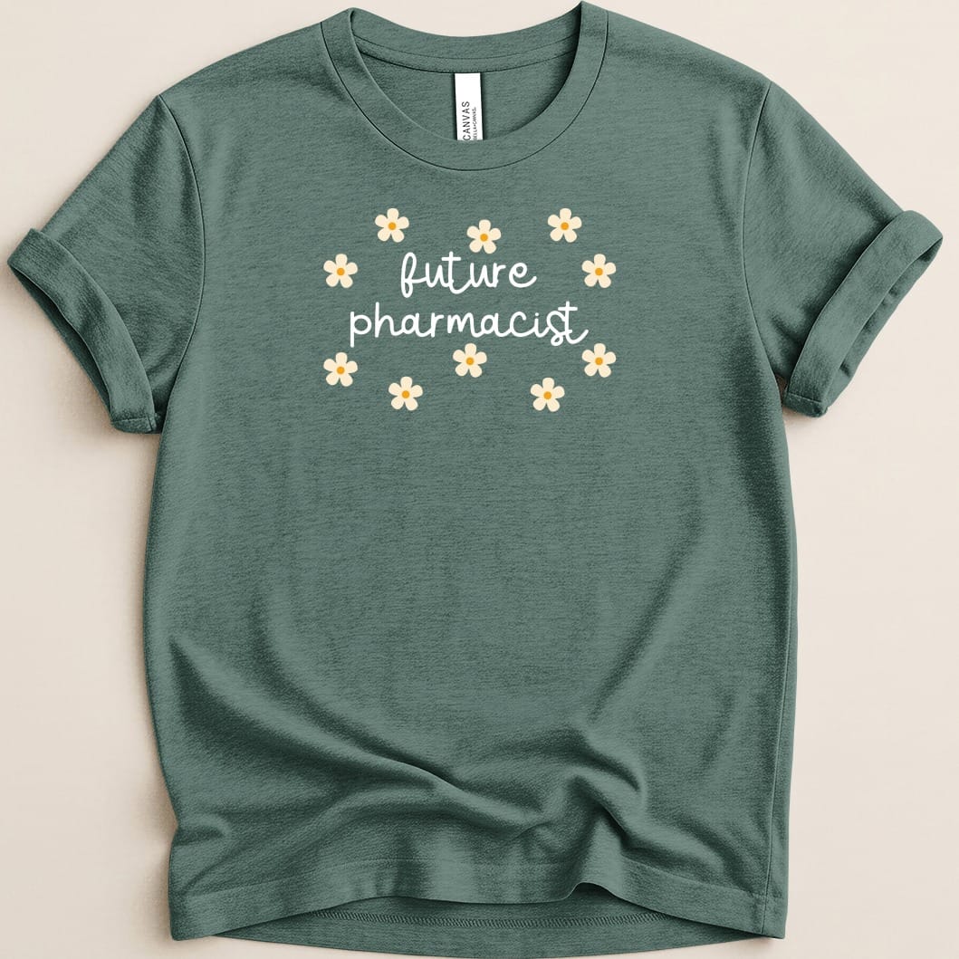 Future Pharmacist Floral Tee - Adverse Reactions