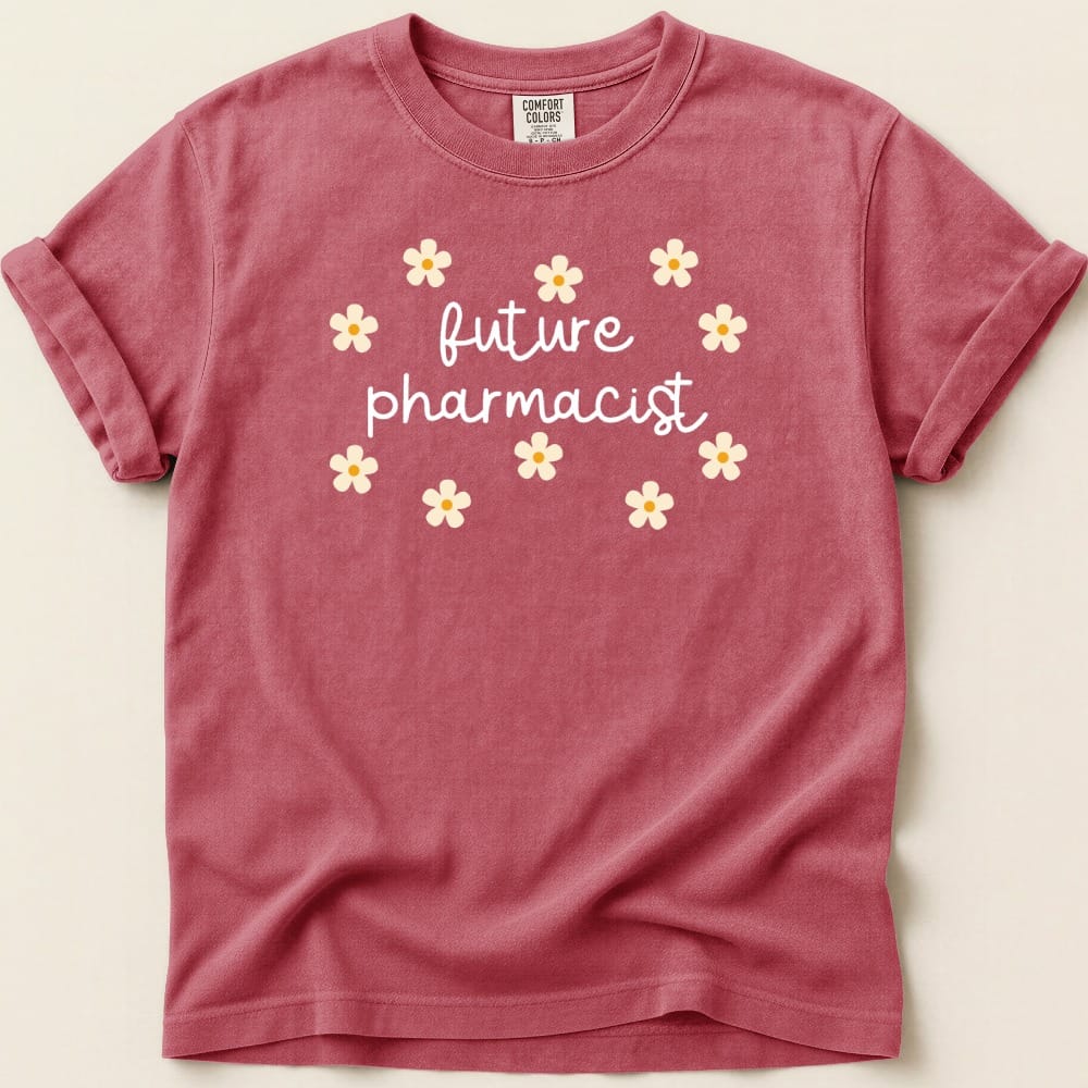 Future Pharmacist Floral Tee - Adverse Reactions