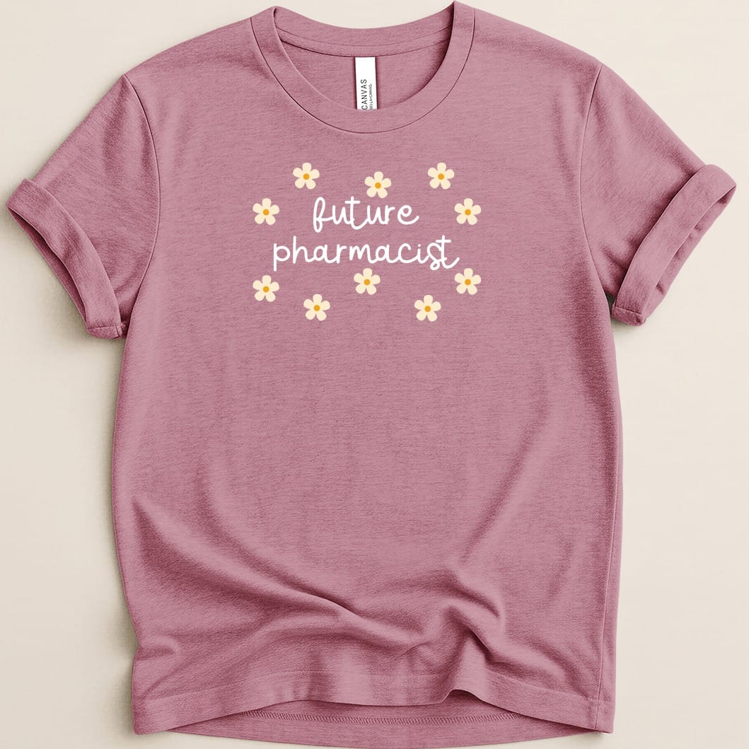 Future Pharmacist Floral Tee - Adverse Reactions
