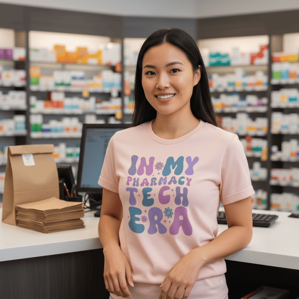 In My Pharmacy Tech Era Tee - Adverse Reactions - Pharmacy Apparel for Pharmacists, Techs & Students