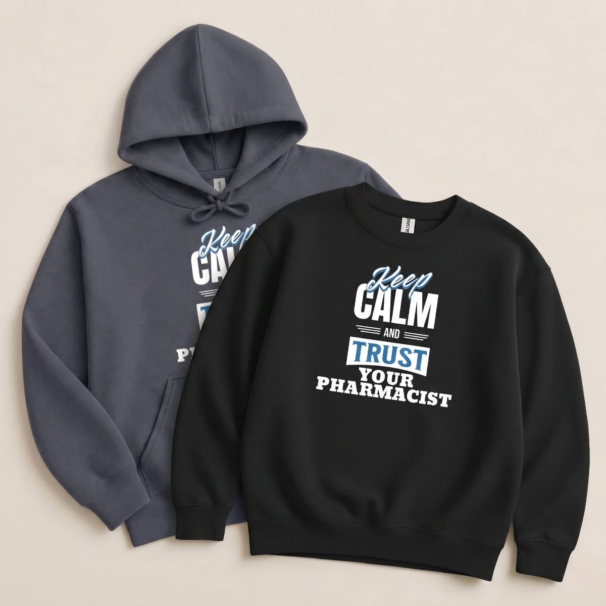 Keep Calm and Trust Your Pharmacist Sweatshirt & Hoodie - Adverse Reactions