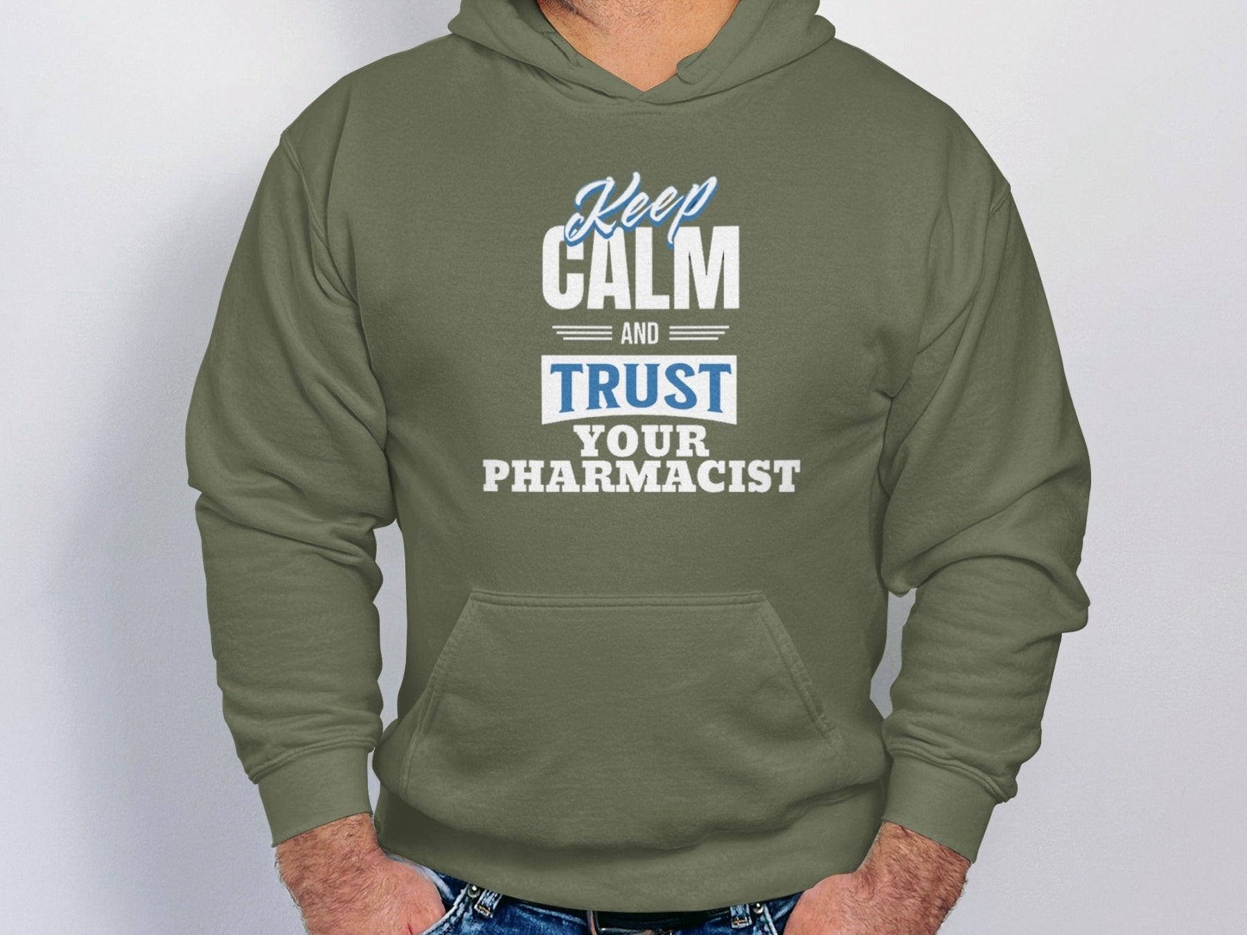 Keep Calm and Trust Your Pharmacist Sweatshirt & Hoodie - Adverse Reactions