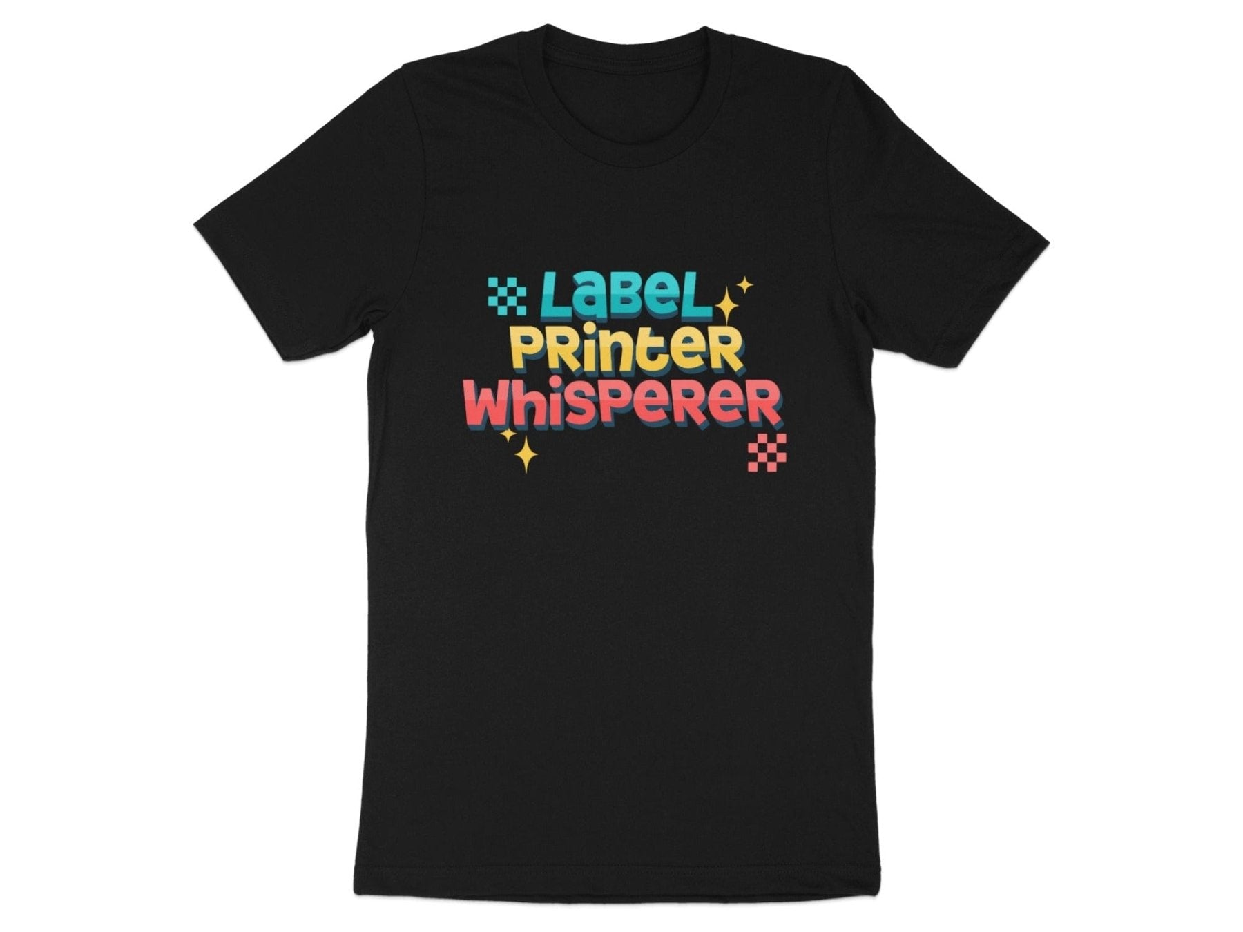 Label Printer Whisperer Tee - Adverse Reactions - Pharmacy Apparel for Pharmacists, Techs & Students