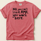 Leaving AMA Tee - Adverse Reactions