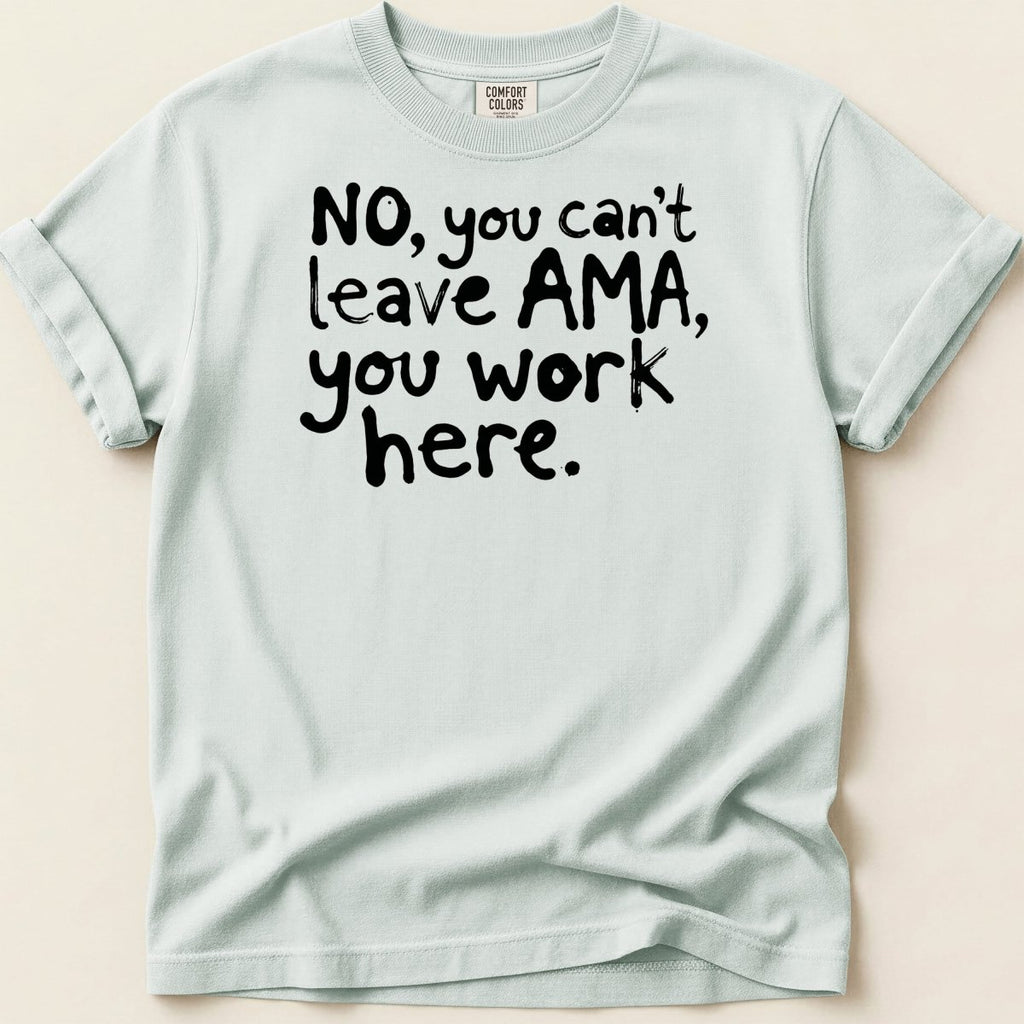 Leaving AMA Tee - Adverse Reactions