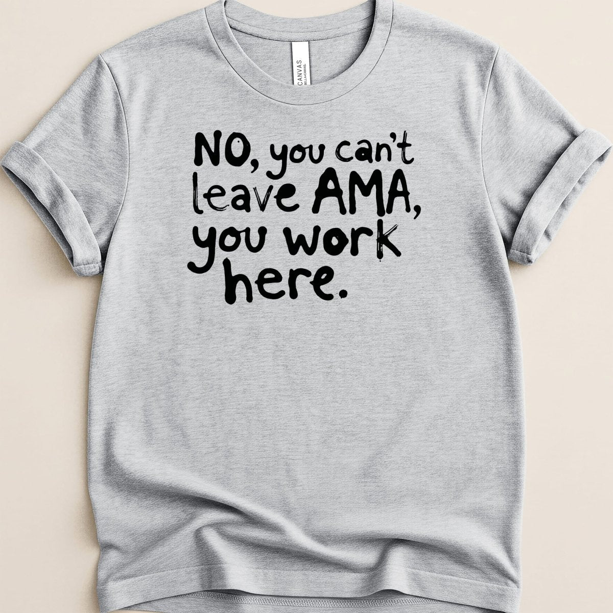 Leaving AMA Tee - Adverse Reactions