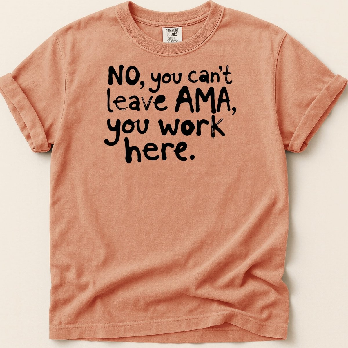 Leaving AMA Tee - Adverse Reactions