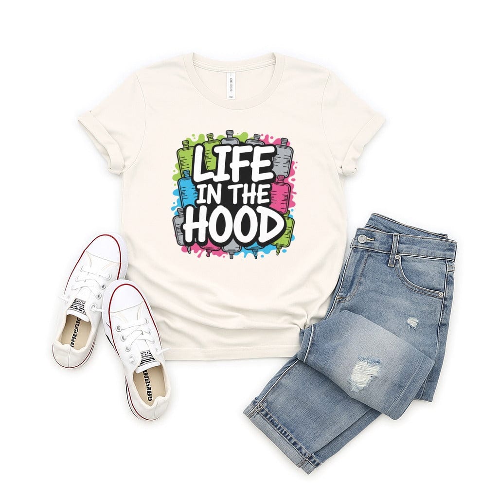 Life in the Hood Tee - Adverse Reactions - Pharmacy Apparel for Pharmacists, Techs & Students