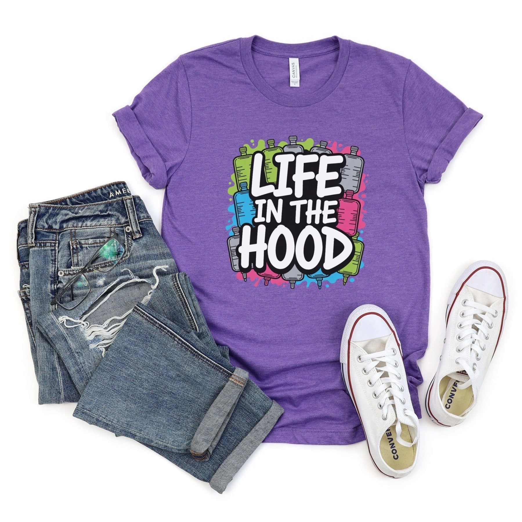 Life in the Hood Tee - Adverse Reactions - Pharmacy Apparel for Pharmacists, Techs & Students