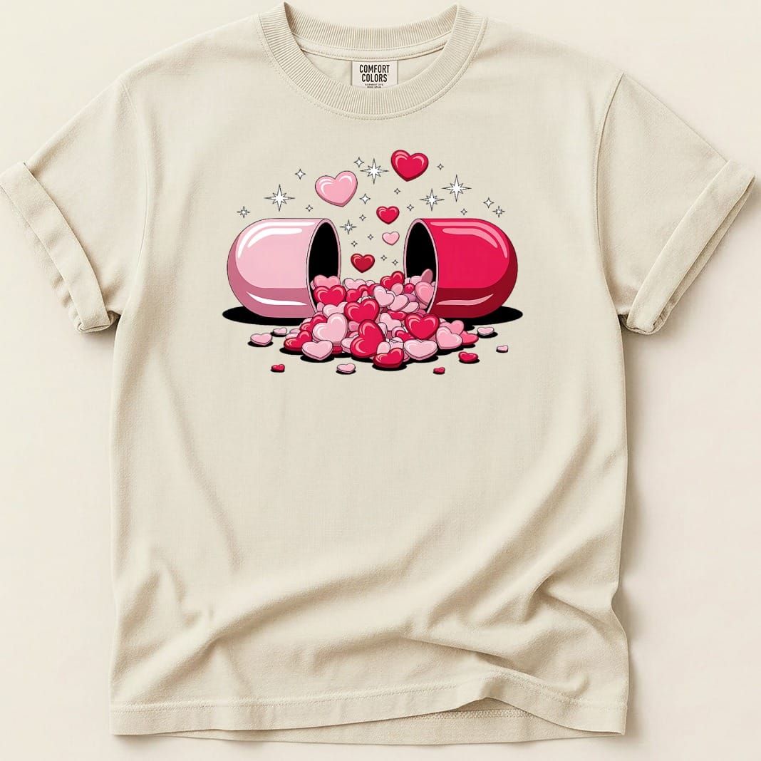 Love Dosage Capsule Heart Tee - Adverse Reactions