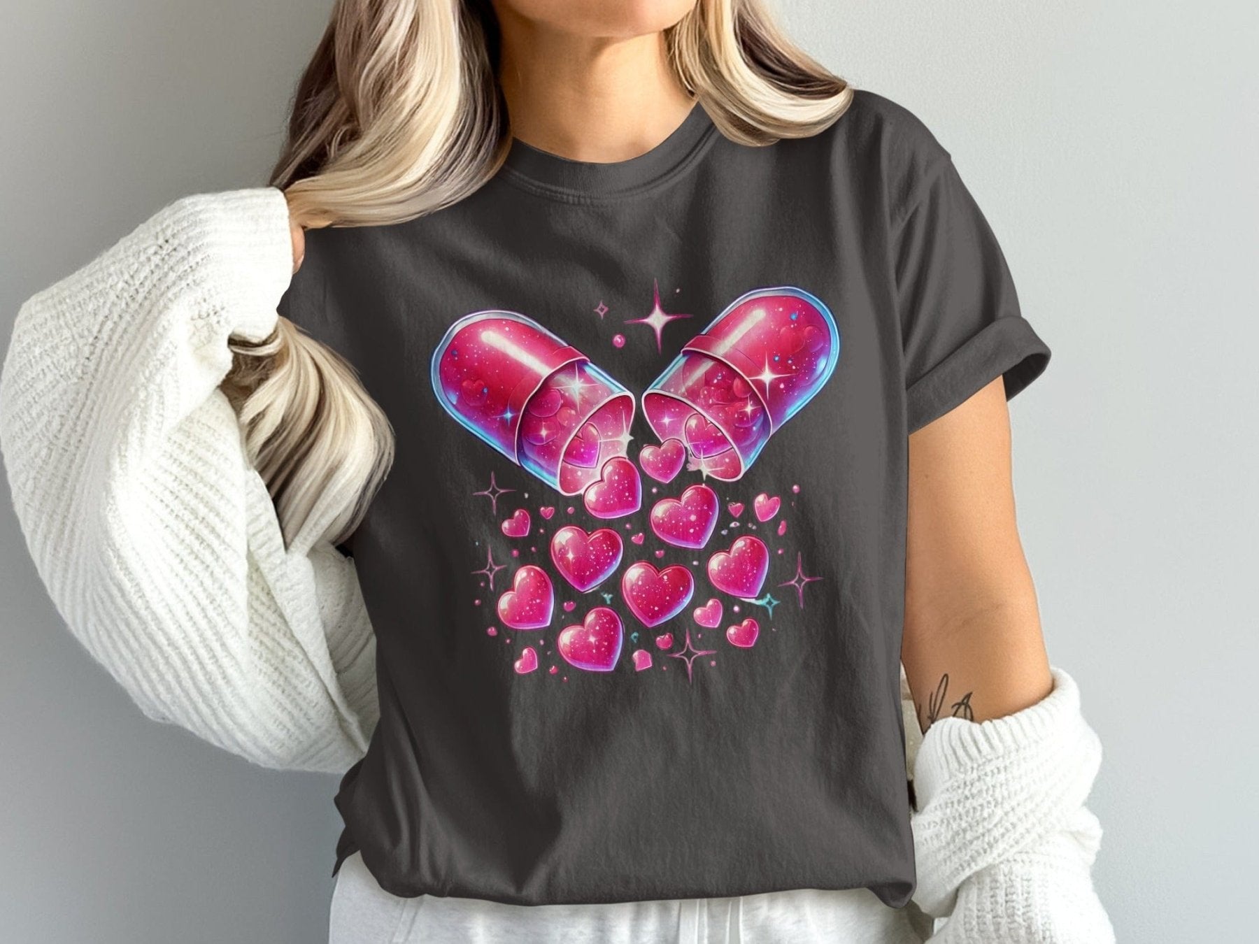 Love Is Medicine Pharmacy Tee - Pharmacy Apparel for Pharmacists, Techs & Students