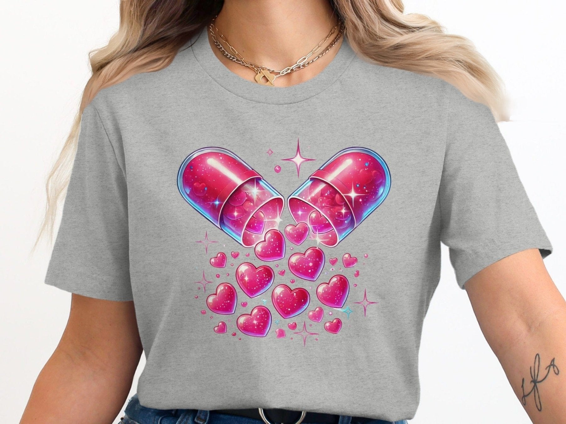 Love Is Medicine Pharmacy Tee - Pharmacy Apparel for Pharmacists, Techs & Students