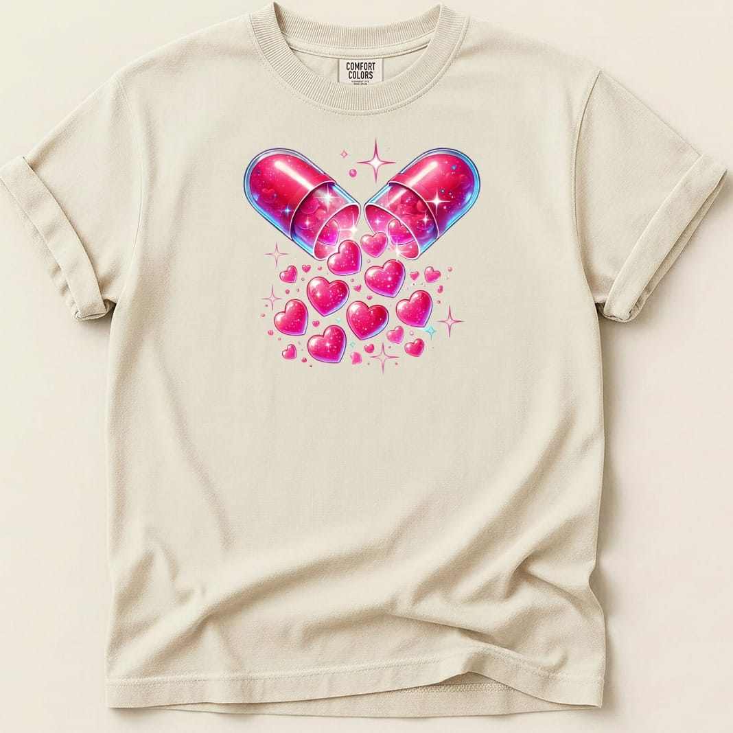 Love Is Medicine Tee - Adverse Reactions