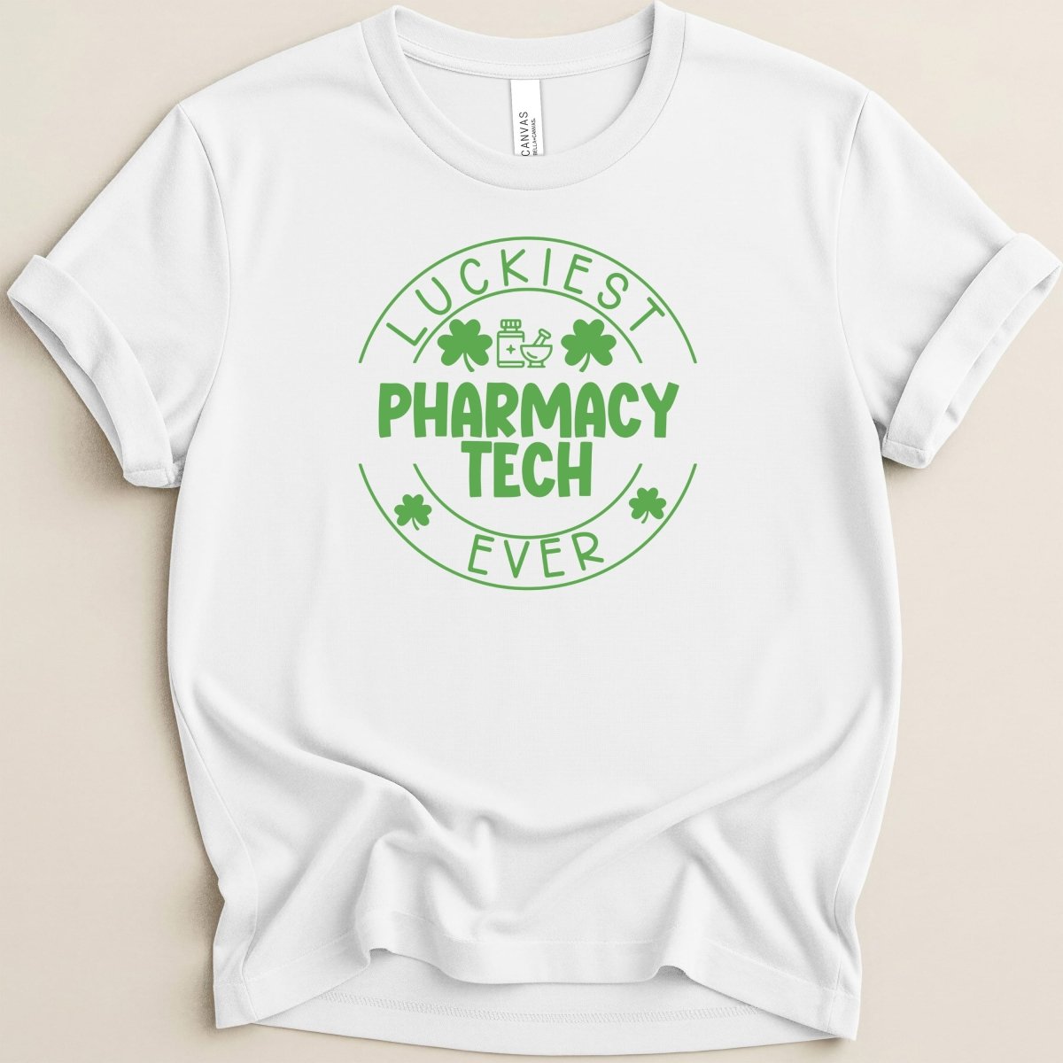 Luckiest Pharmacy Tech Ever Tee - Adverse Reactions