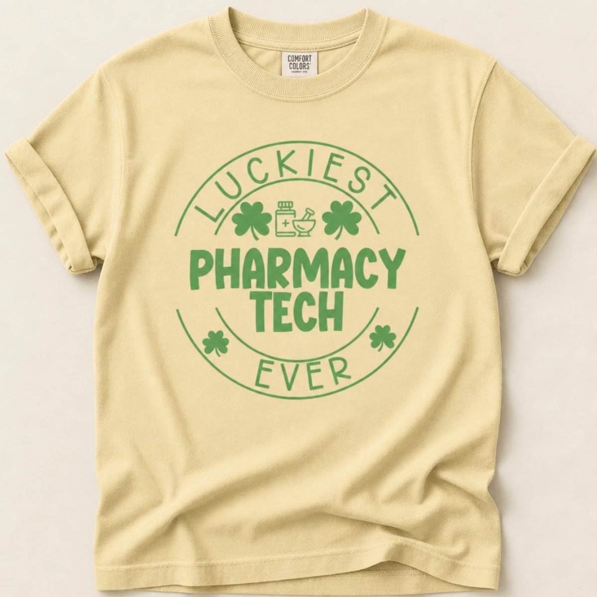 Luckiest Pharmacy Tech Ever Tee - Adverse Reactions