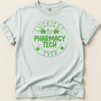 Luckiest Pharmacy Tech Ever Tee - Adverse Reactions