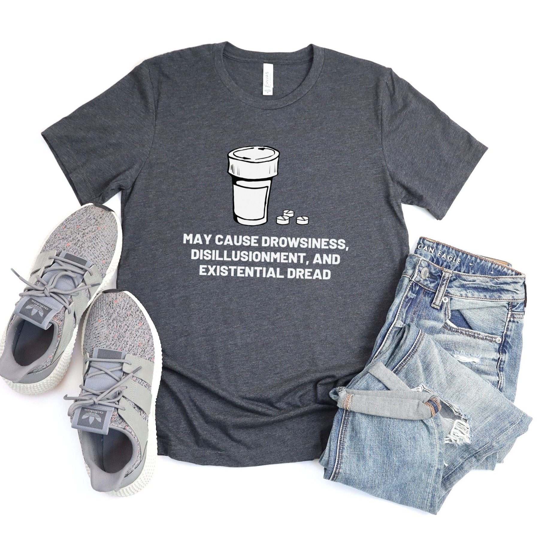 May Cause Drowsiness Tee - Adverse Reactions - Pharmacy Apparel for Pharmacists, Techs & Students